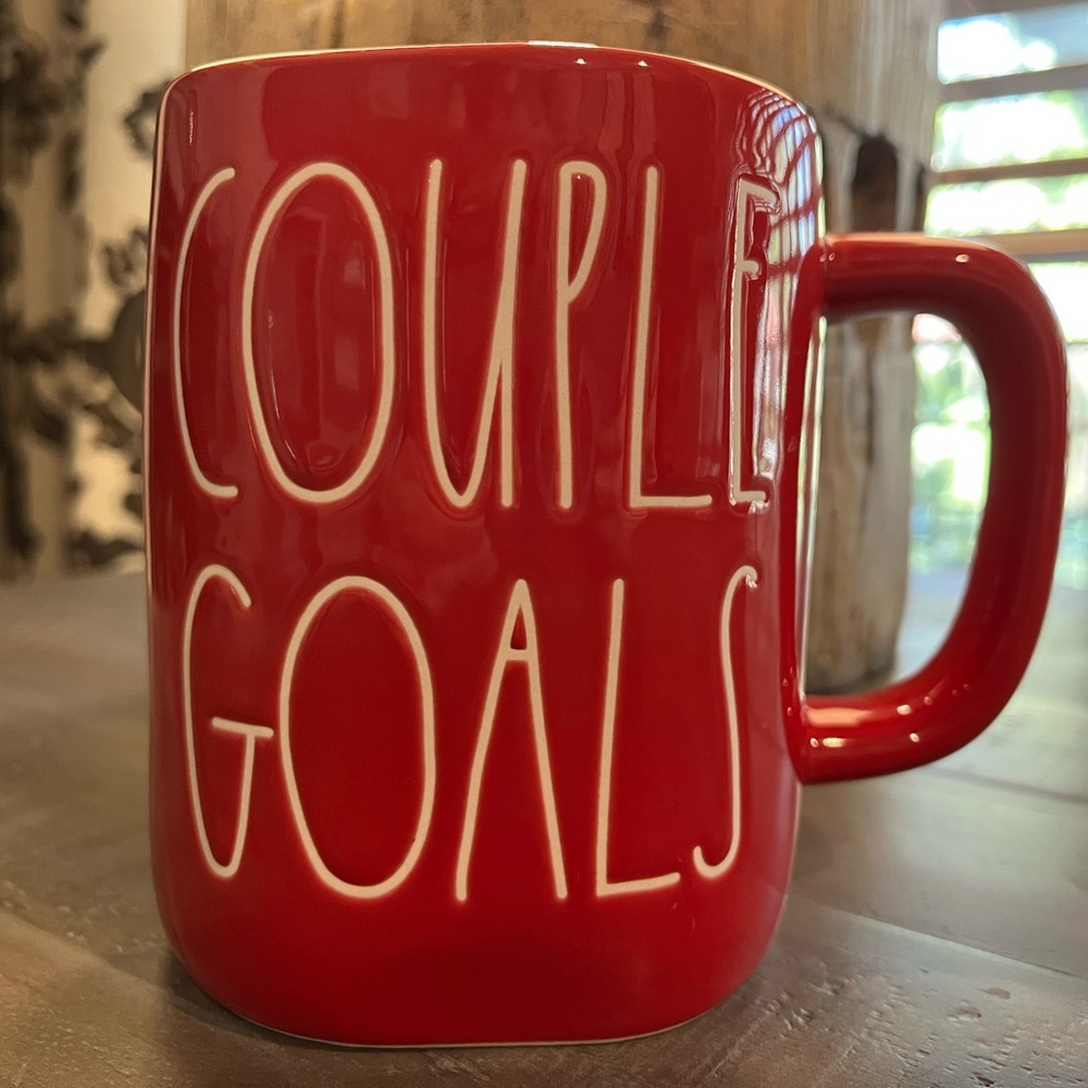 Rae Dunn Red ‘Couple Goals’ Mug